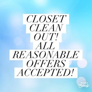 All offers considered! No offense taken!